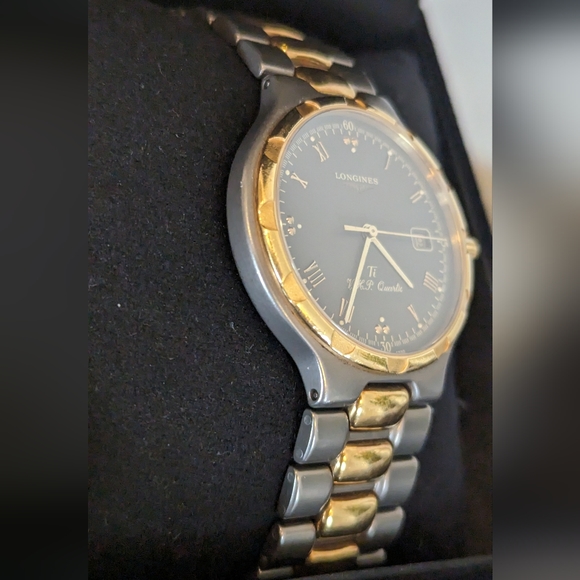 Longines Ti Conquest Titanium 18k Gold Plated Quartz Unisex watch - Picture 8 of 13